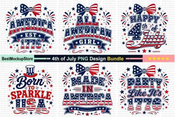 4th of July Free PNG Design Bundle 06