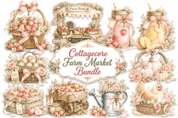 Cottagecore Farm Clipart