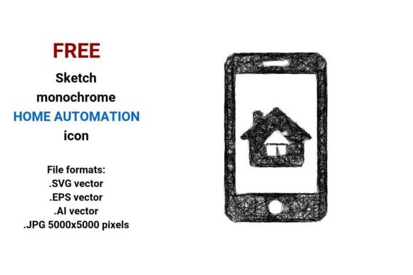 FREE Sketch Home Automation Icon