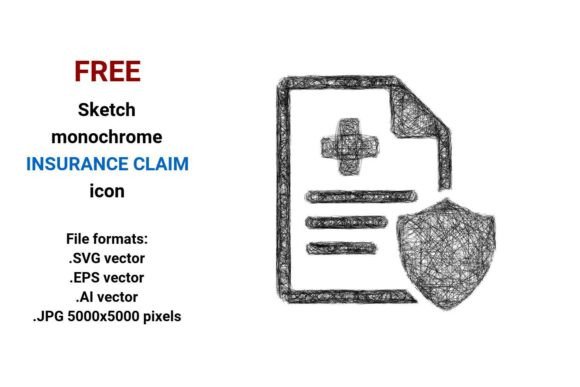 FREE Sketch Insurance Claim Icon