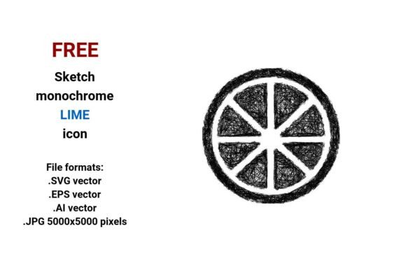 FREE Sketch Lime Icon: Scalable, Playful, and Purpose-Built for Modern Digital Interfaces