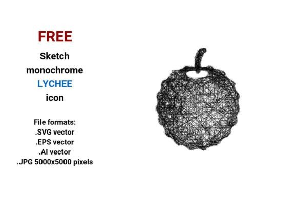 FREE Sketch Lychee Icon