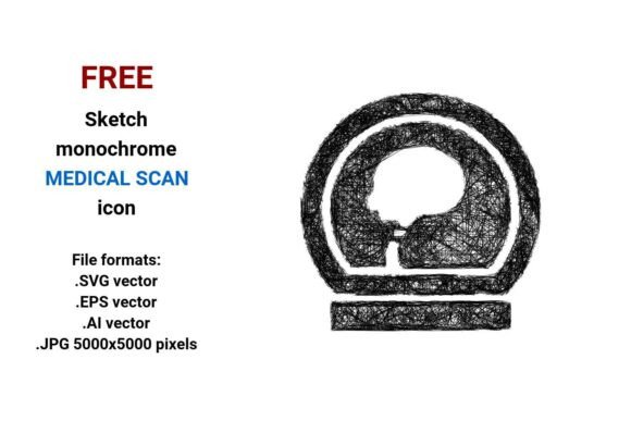FREE Sketch Medical Scan Icon