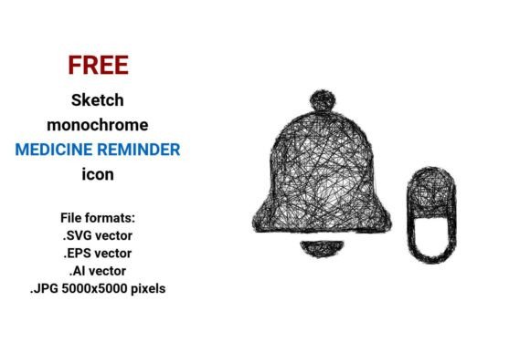 FREE Sketch Medicine Reminder Icon