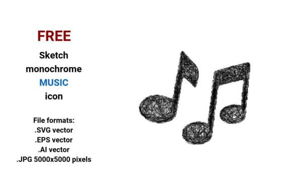 FREE Sketch Music Icon: A Practical Design Asset for Real-World Projects