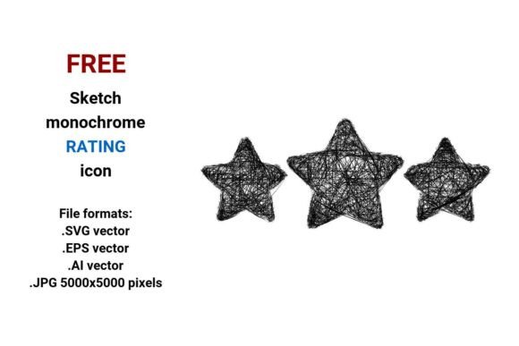 FREE Sketch Rating Icon: Versatile, Scalable & Perfect for Hotel Branding