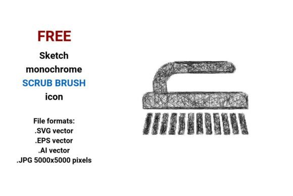 FREE Sketch Scrub Brush Icon: A Practical Resource for Designers and Developers