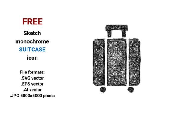 FREE Sketch Suitcase Icon: A Strategic Design Asset for Thoughtful Communication