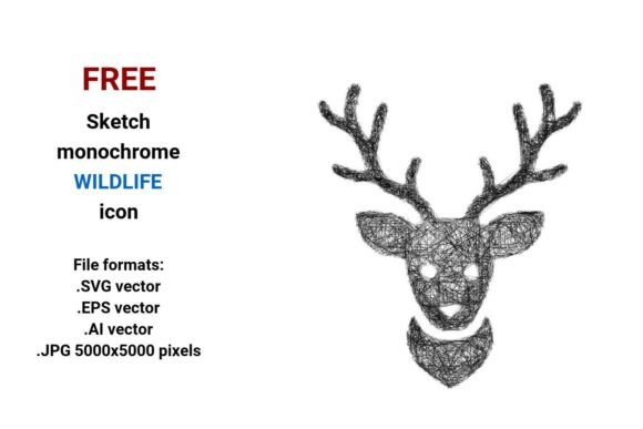 Free Sketch Wildlife Icons: High-Quality Vector & Raster Downloads for Designers and Educators