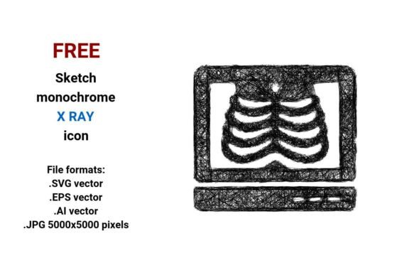 FREE Sketch X Ray Icon