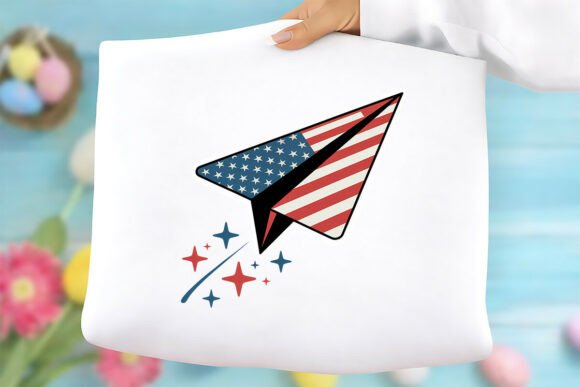 Patriotic Airplane PNG