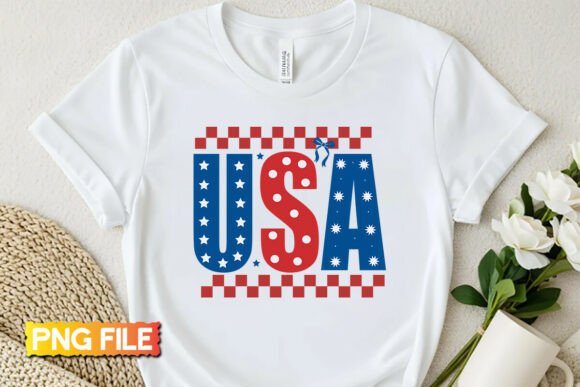 USA 4th of July PNG T-Shirt Design