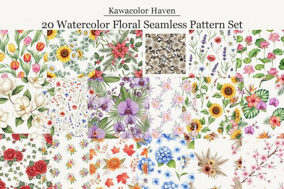 Watercolor Floral Seamless Pattern Set: A Practical Guide for Designers and Makers
