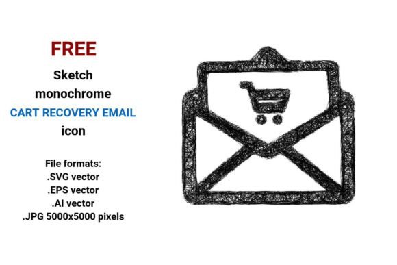 Why the FREE Sketch Cart Recovery Email Icon Is Reshaping Ecommerce Design Workflows